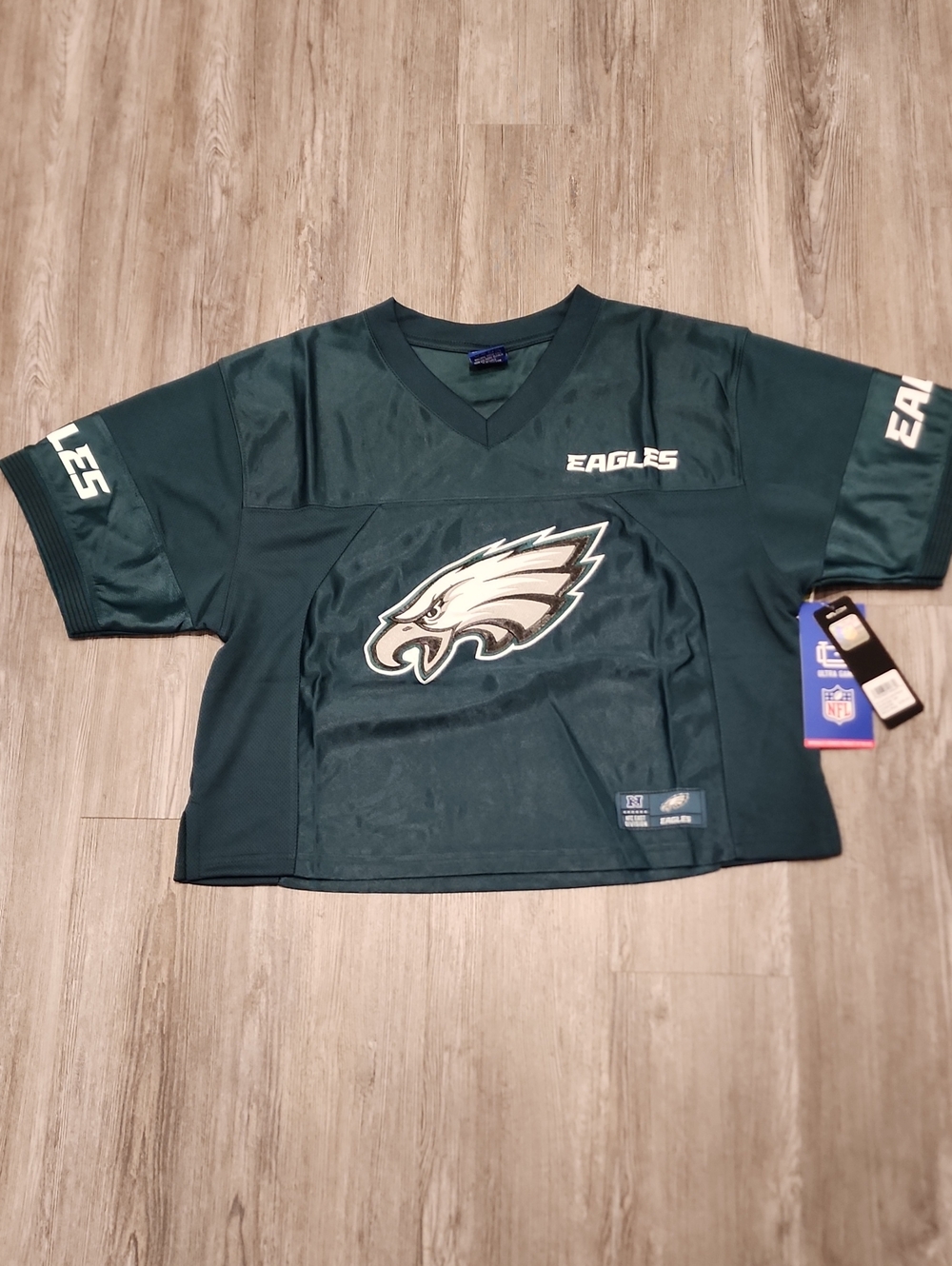 NFL Philadelphia Eagles Midnight Green Cropped Jersey